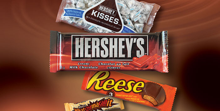 Chocolate at factory